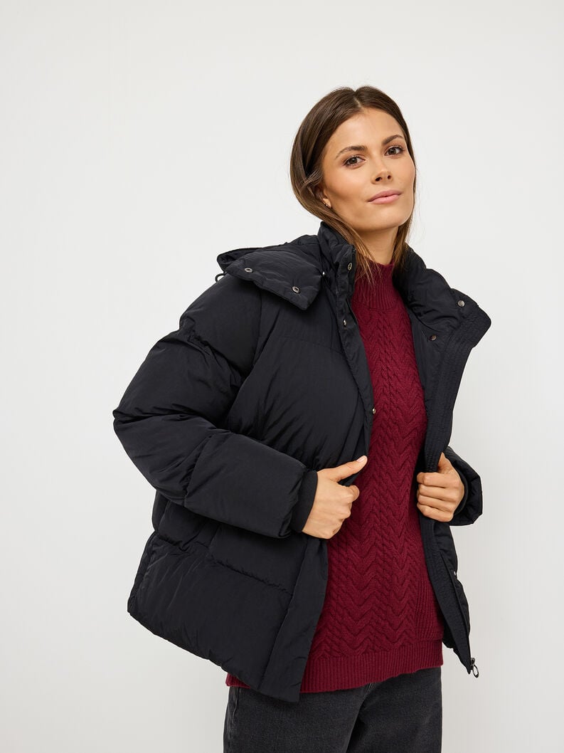 veste dhiver - noir taw0267-80009 acheter tamaris vestes manteaux en ligne